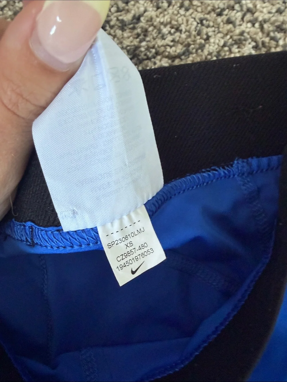 Nike Pro Women's Royal Blue Compression Bike Shorts